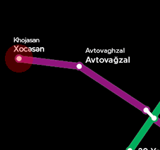 карта станции метро Ходжасан